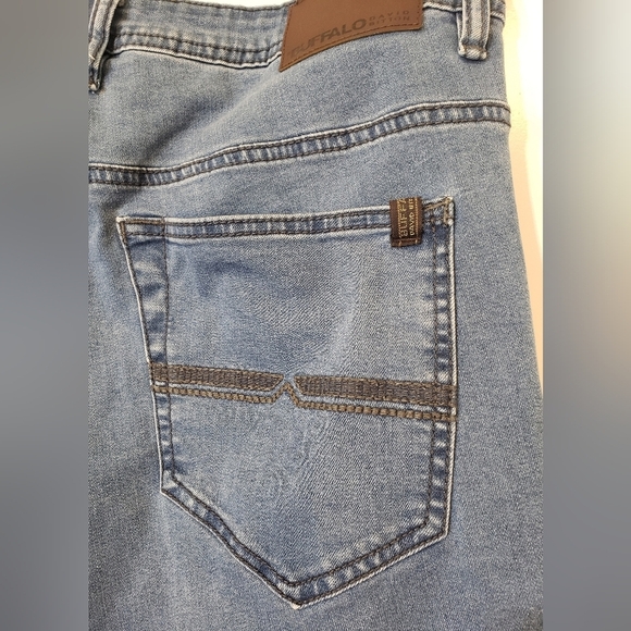 Buffalo David Bitton Axel Slim Stretch Denim Blue Jeans Size 36 X 30 - Picture 12 of 15